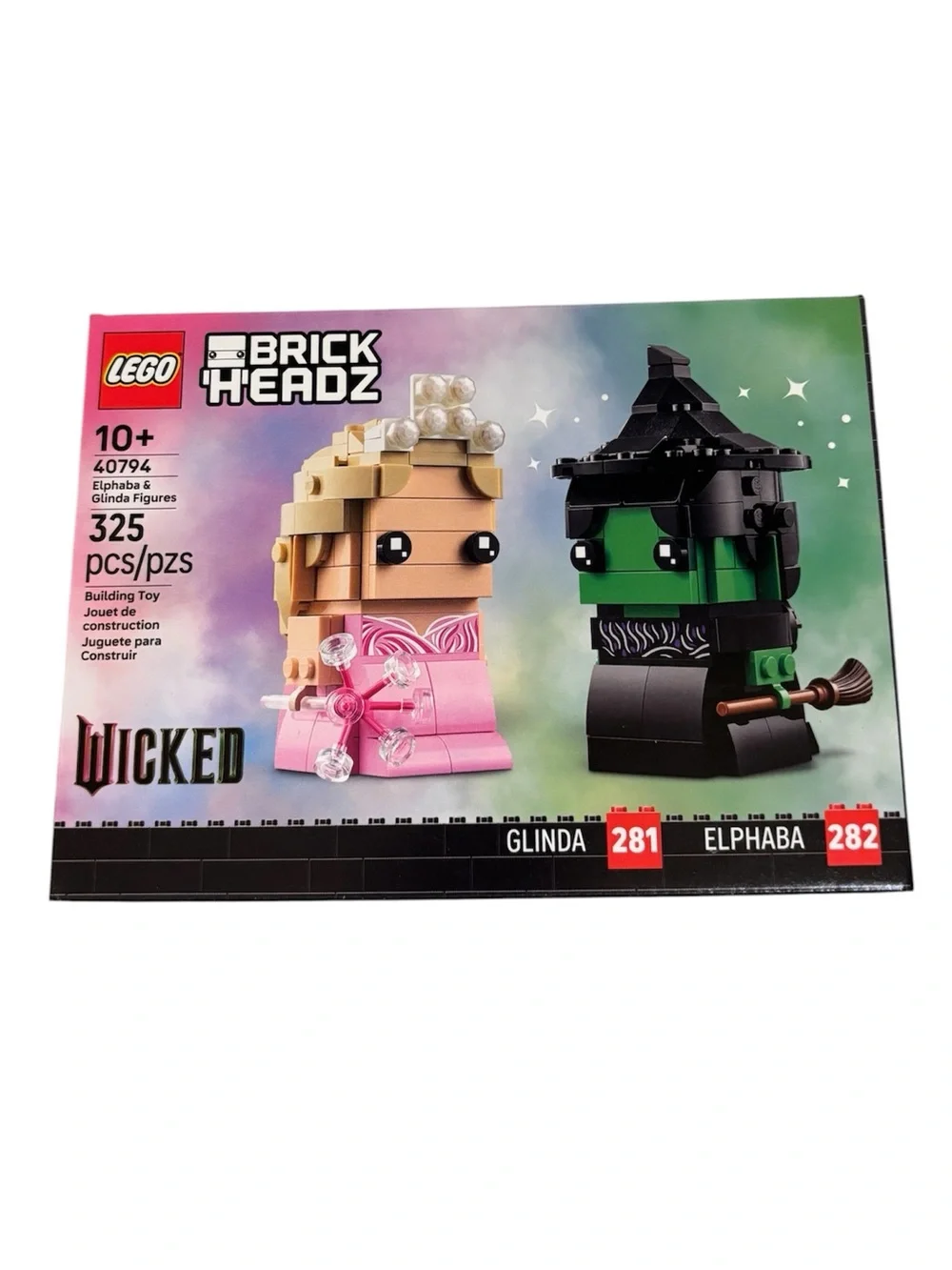 Lego BrickHeadz Wicked Elphaba & Glinda Figures Set (#40794) - Picture 2 of 8